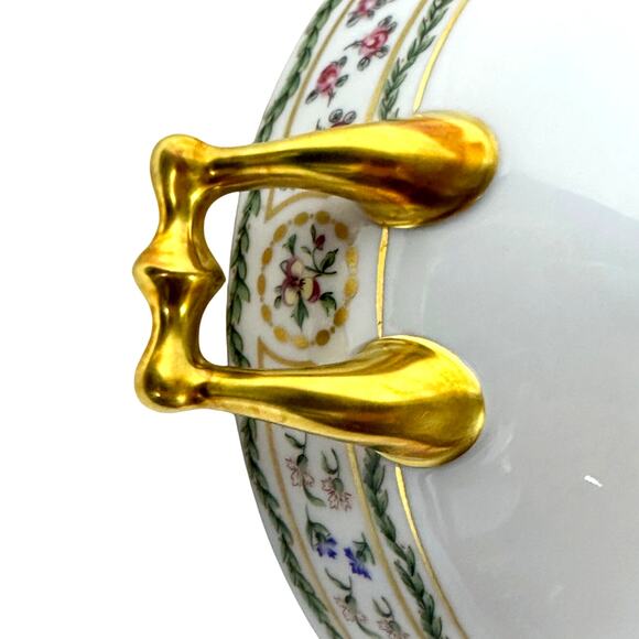 Haviland Limoges "Louveciennes" Round Soup Tureen 9.25" France-Pristine Mint! - Picture 12 of 13